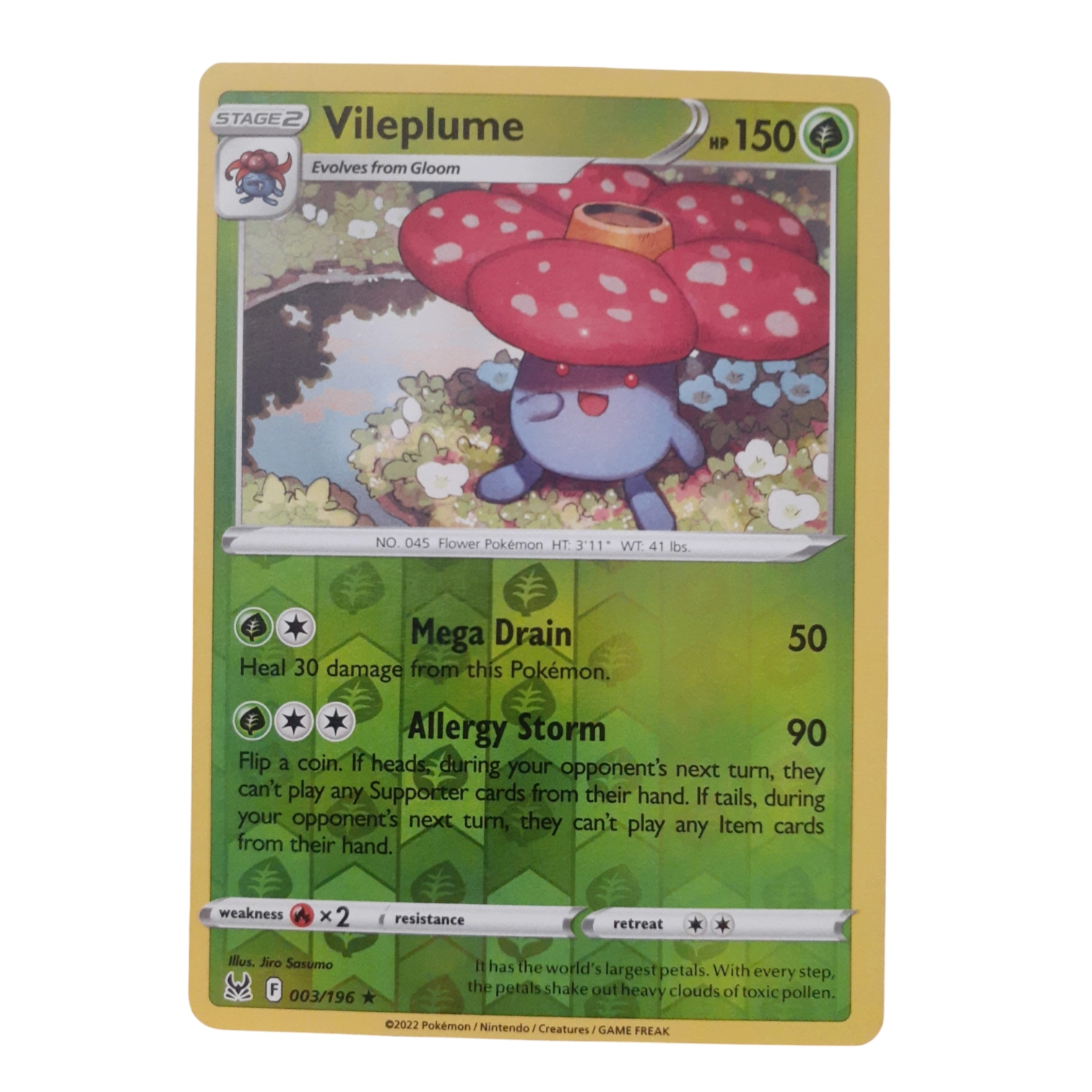 003/196 - Vileplume -Reverse Holo