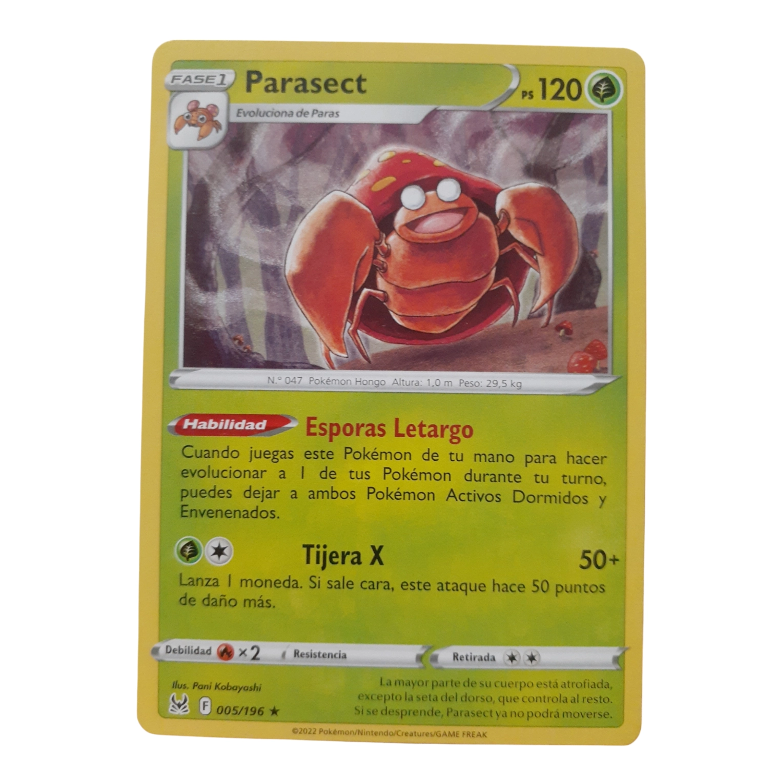 005/196 - Parasect (español)