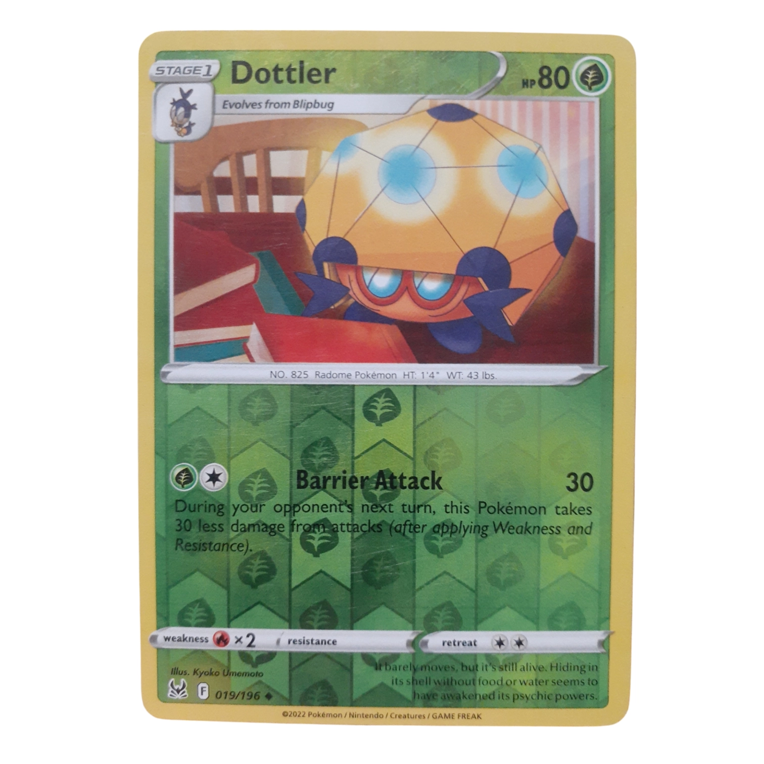 019/196 - Dottler -Reverse Holo