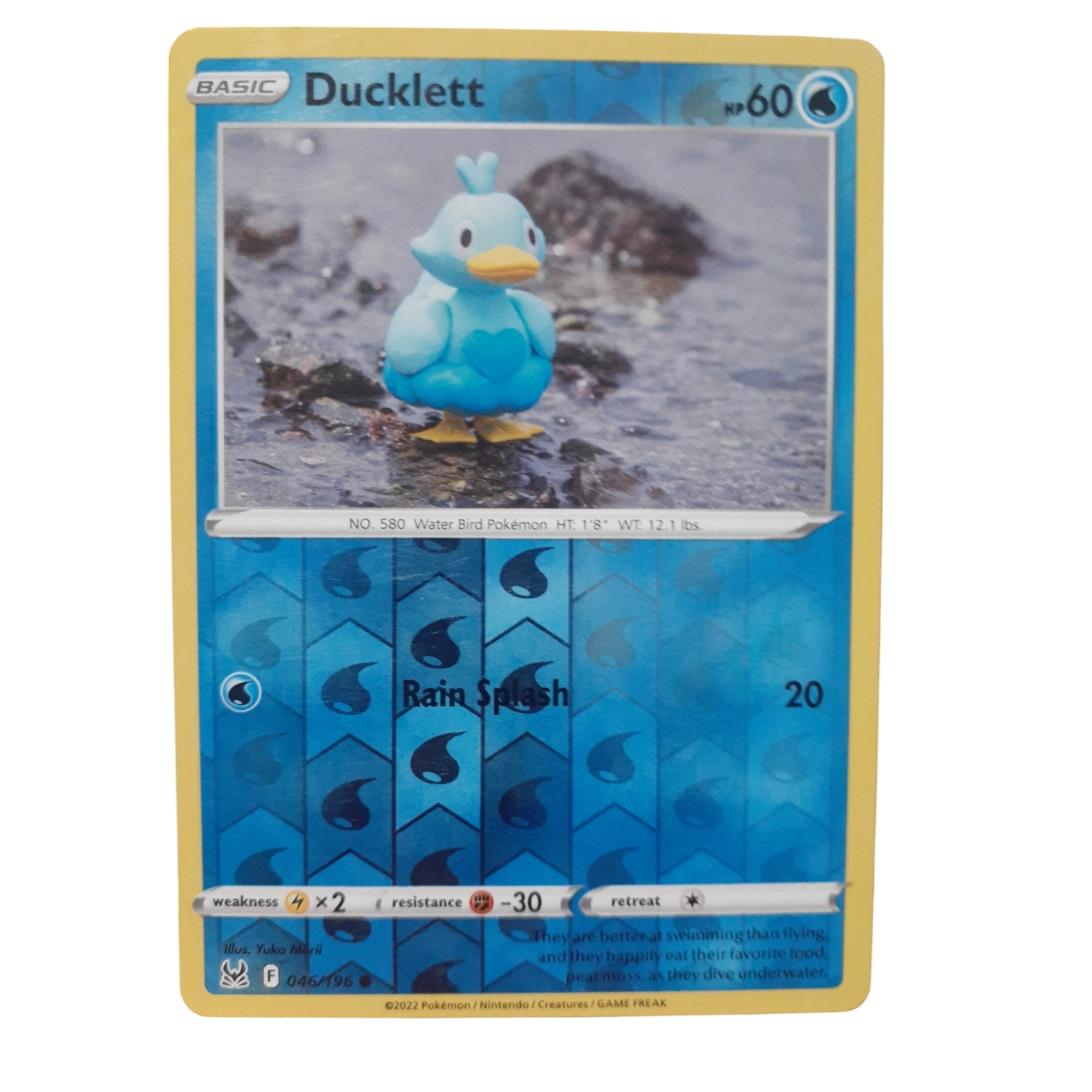 046/196 - Ducklett -Reverse Holo