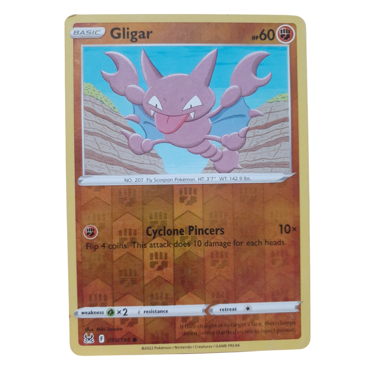 095/196 - Gligar -Reverse Holo