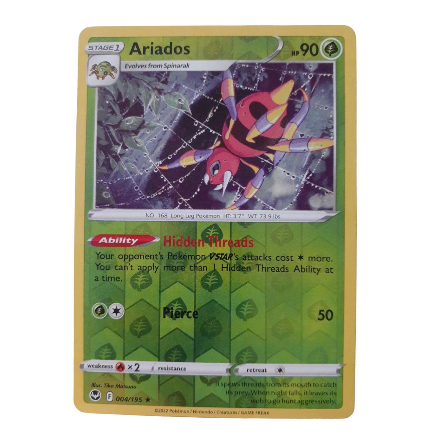 004/195 - Ariados -Reverse Holo