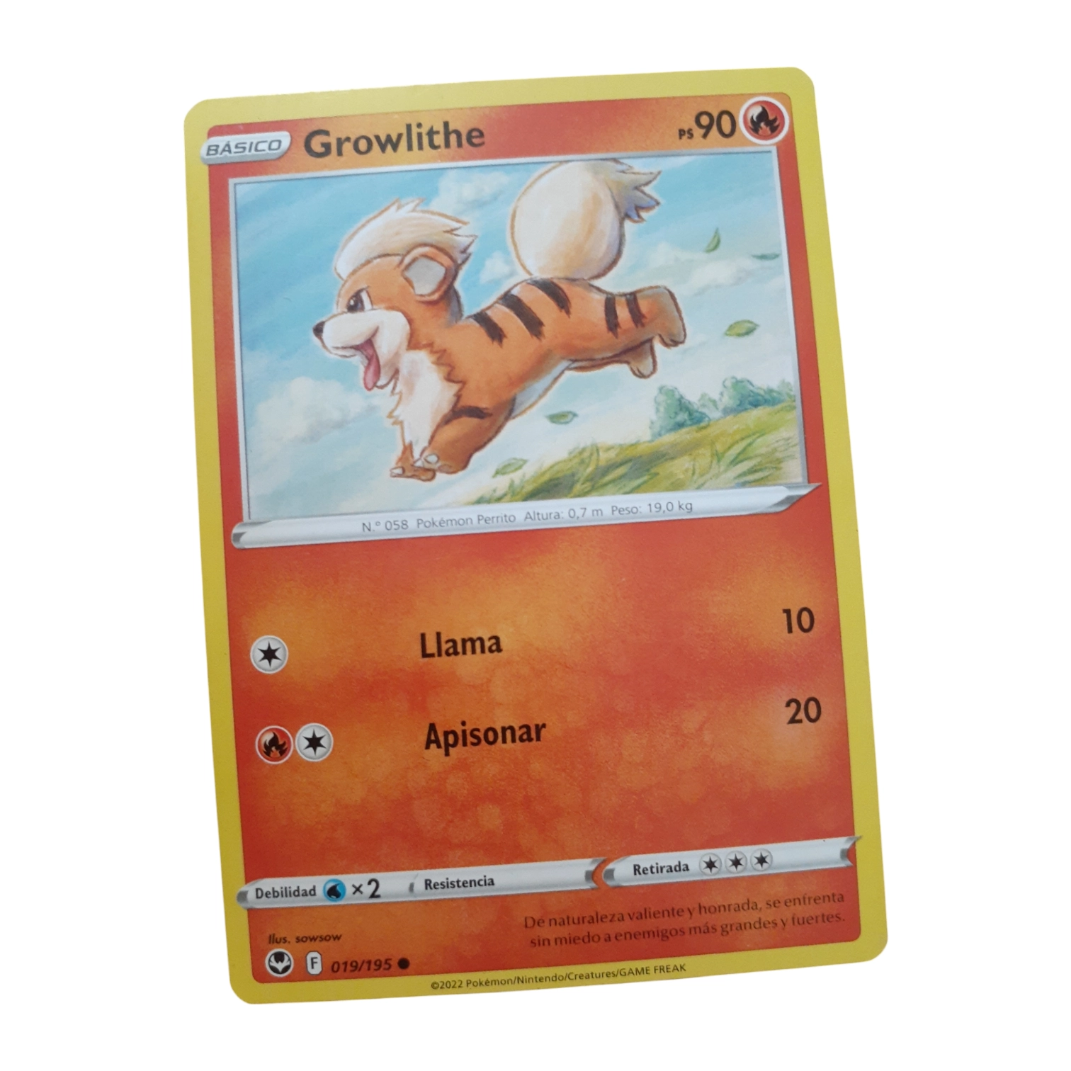 019/195 - Growlithe (español)