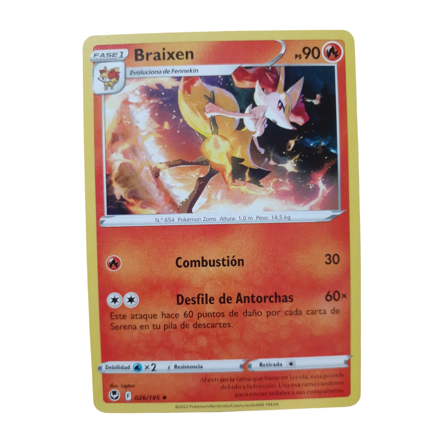 026/195 - Braixen (español)