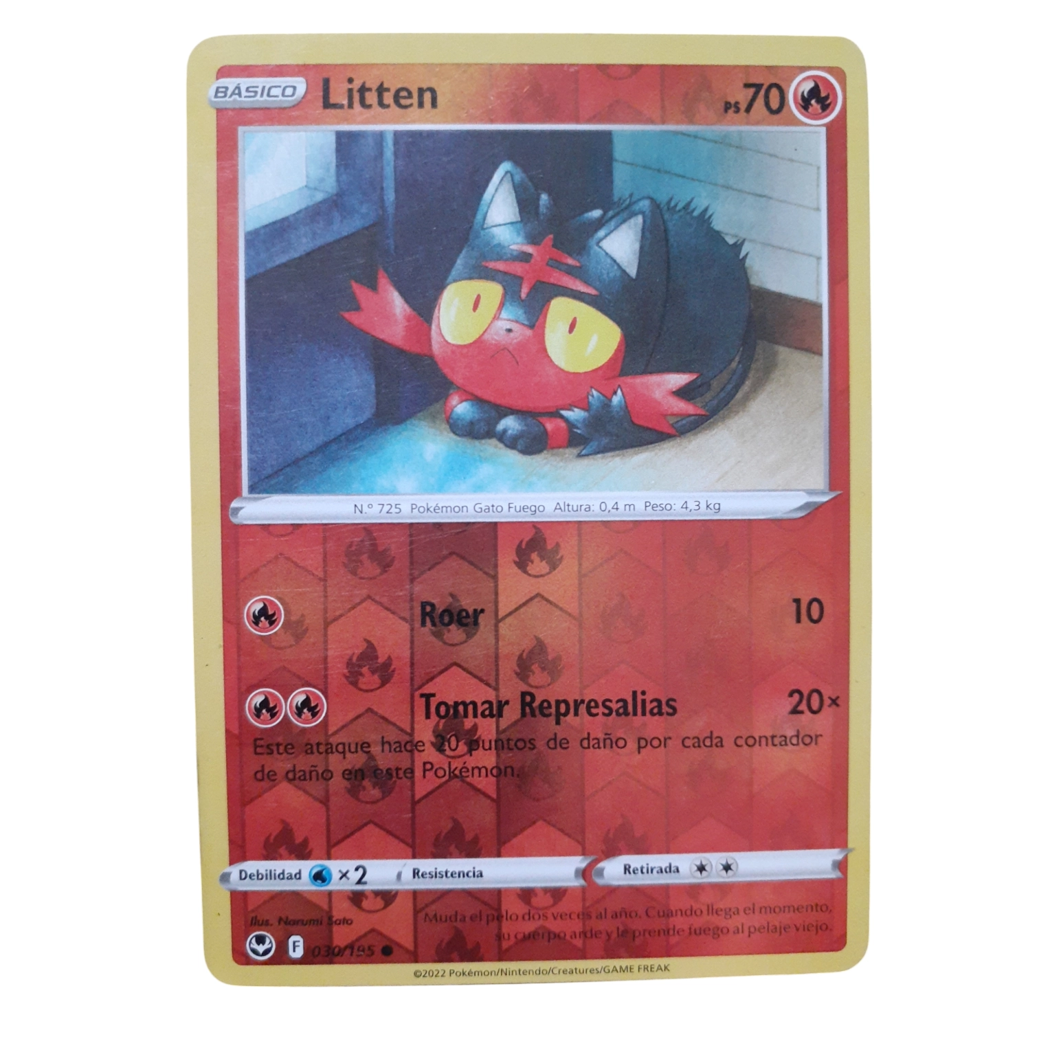 030/195 - Litten-Reverse Holo (español)