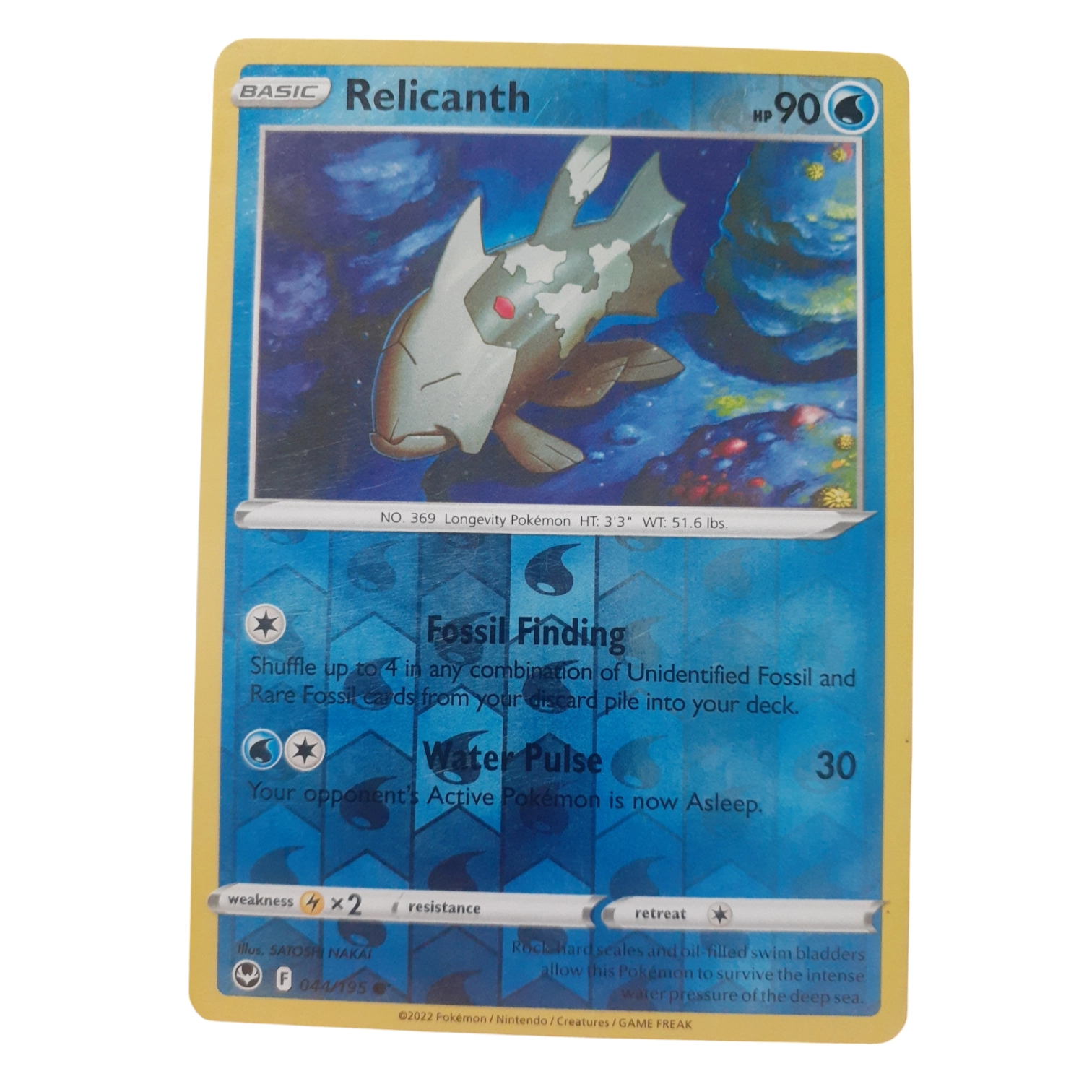 044/185 - Relicanth -Reverse Holo