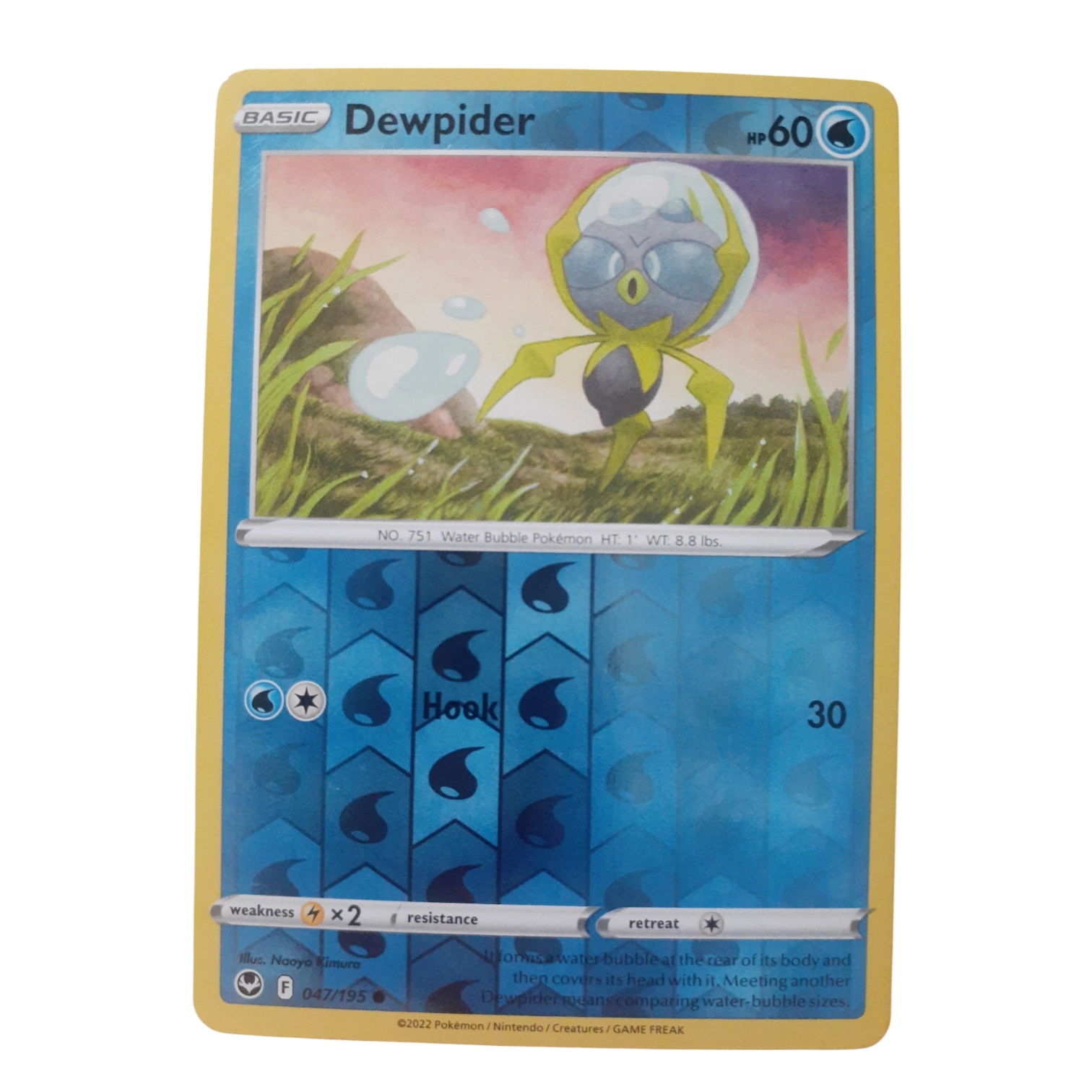 047/185 - Dewpider -Reverse Holo
