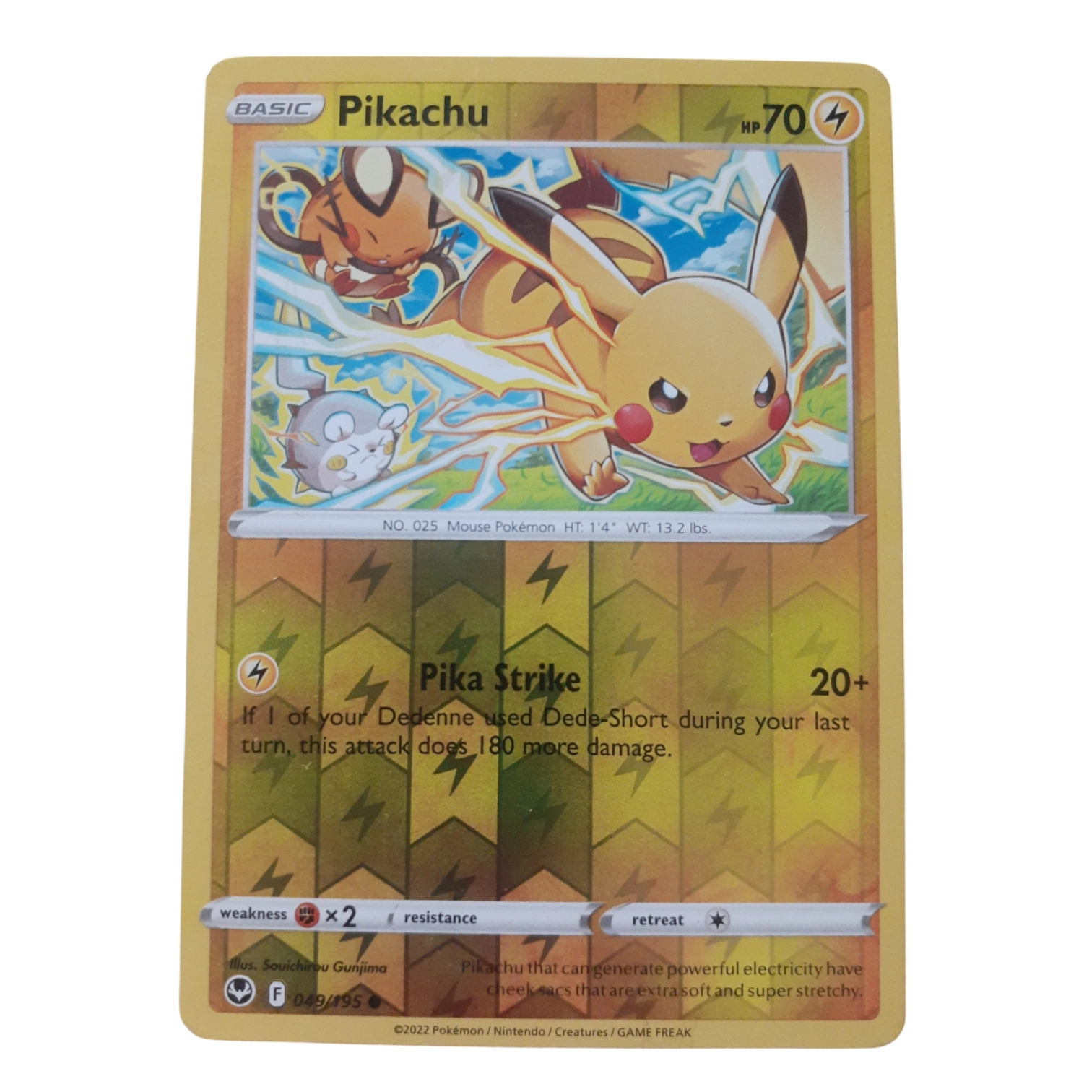 049/195 - Pikachu -Reverse Holo
