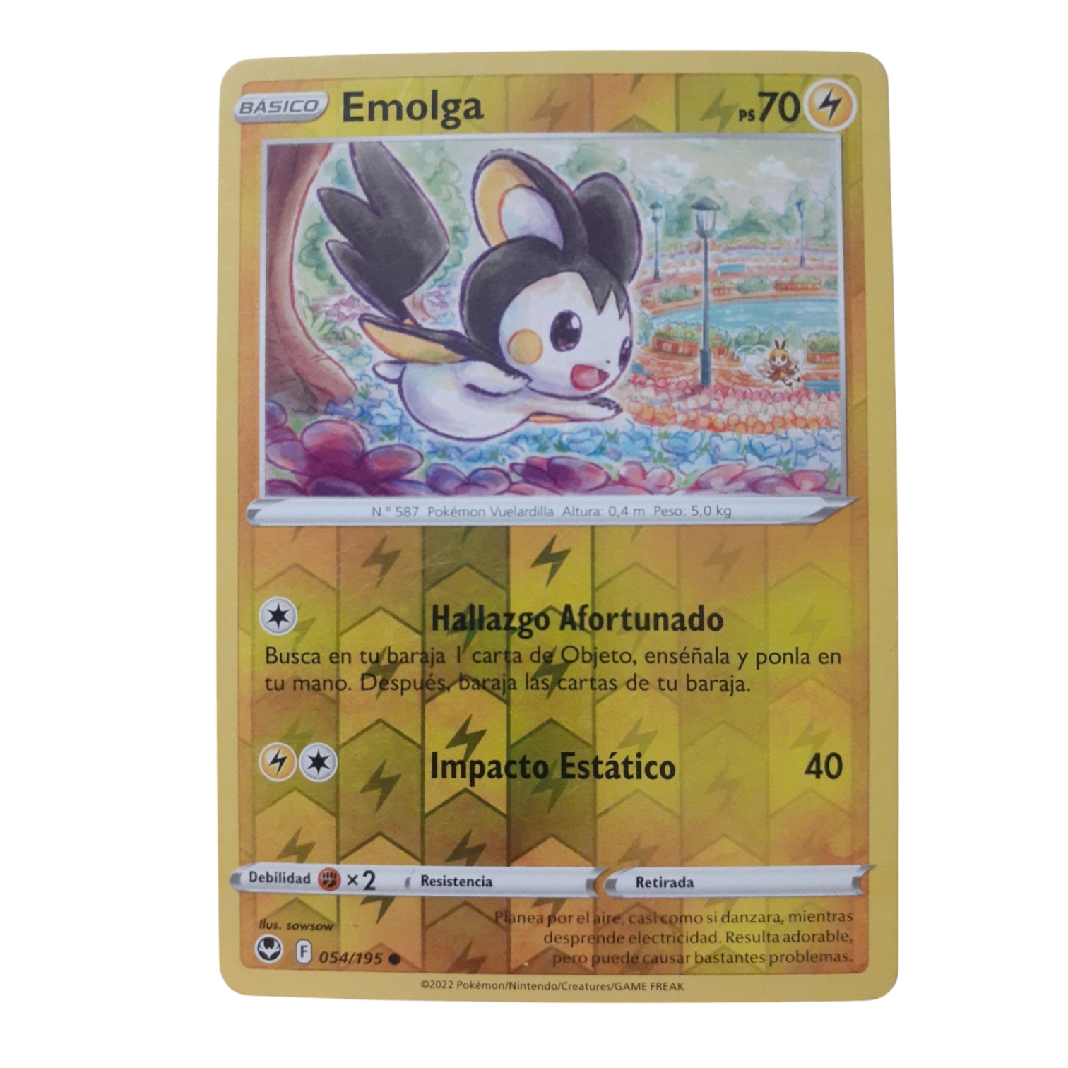 054/195 - Emolga -Reverse Holo (español)