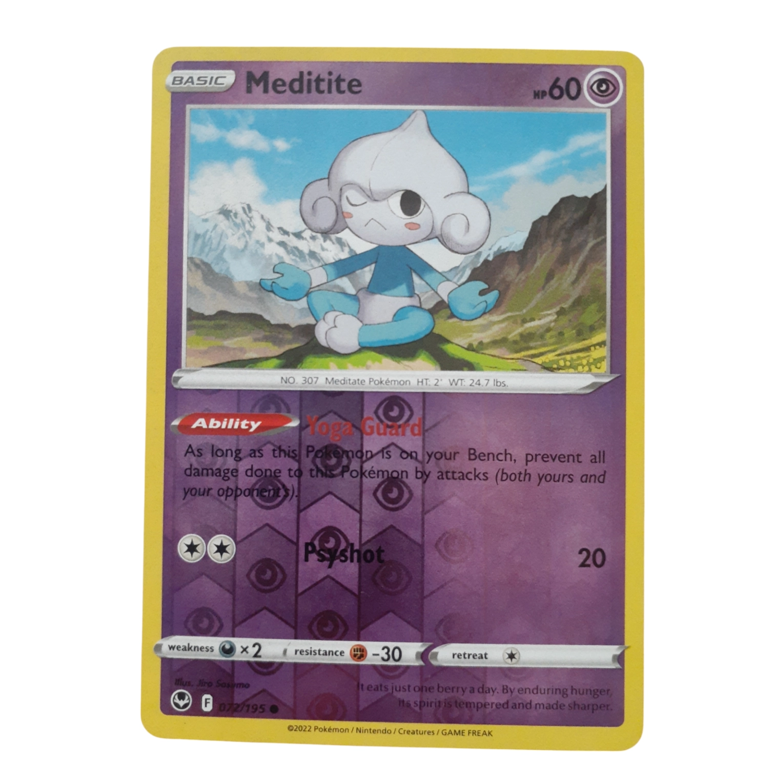 072/195 - Meditite -Reverse Holo