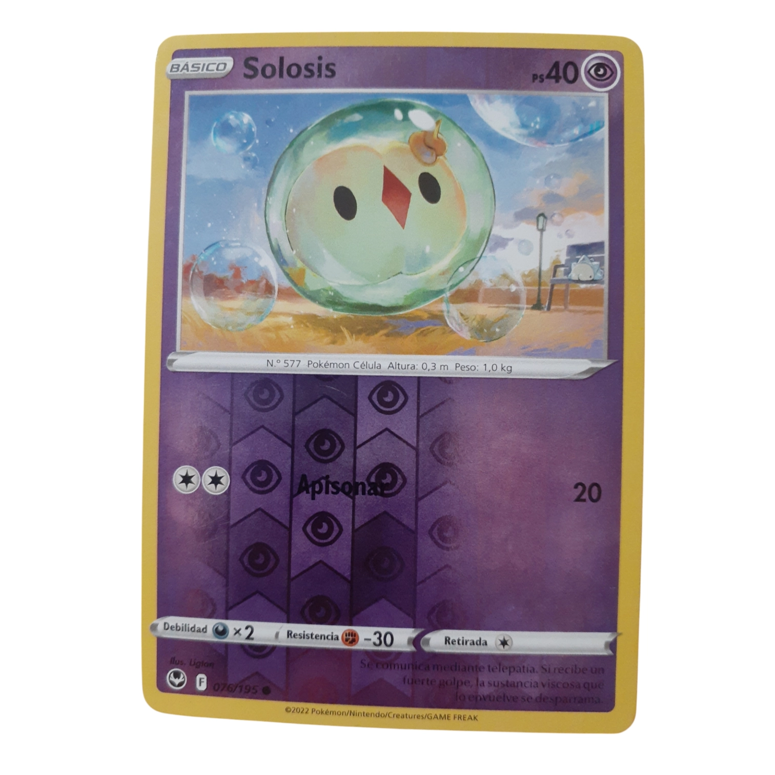 076/195 - Solosis -Reverse Holo (español)