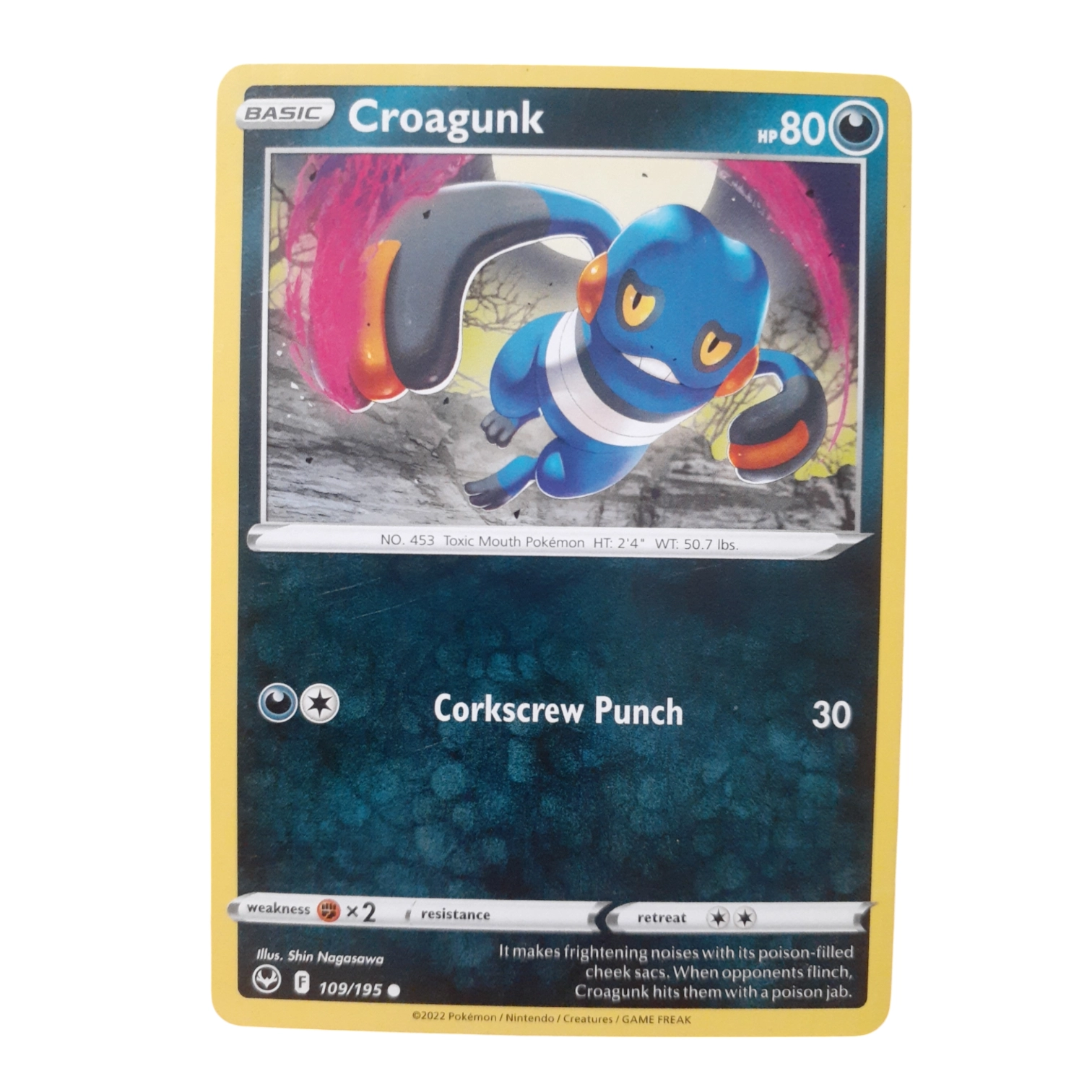 109/195 - Croagunk