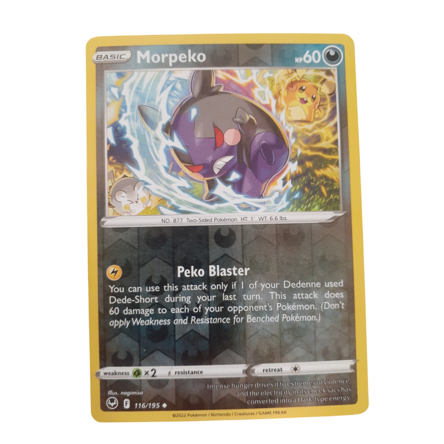 116/195 - Morpeko -Reverse Holo