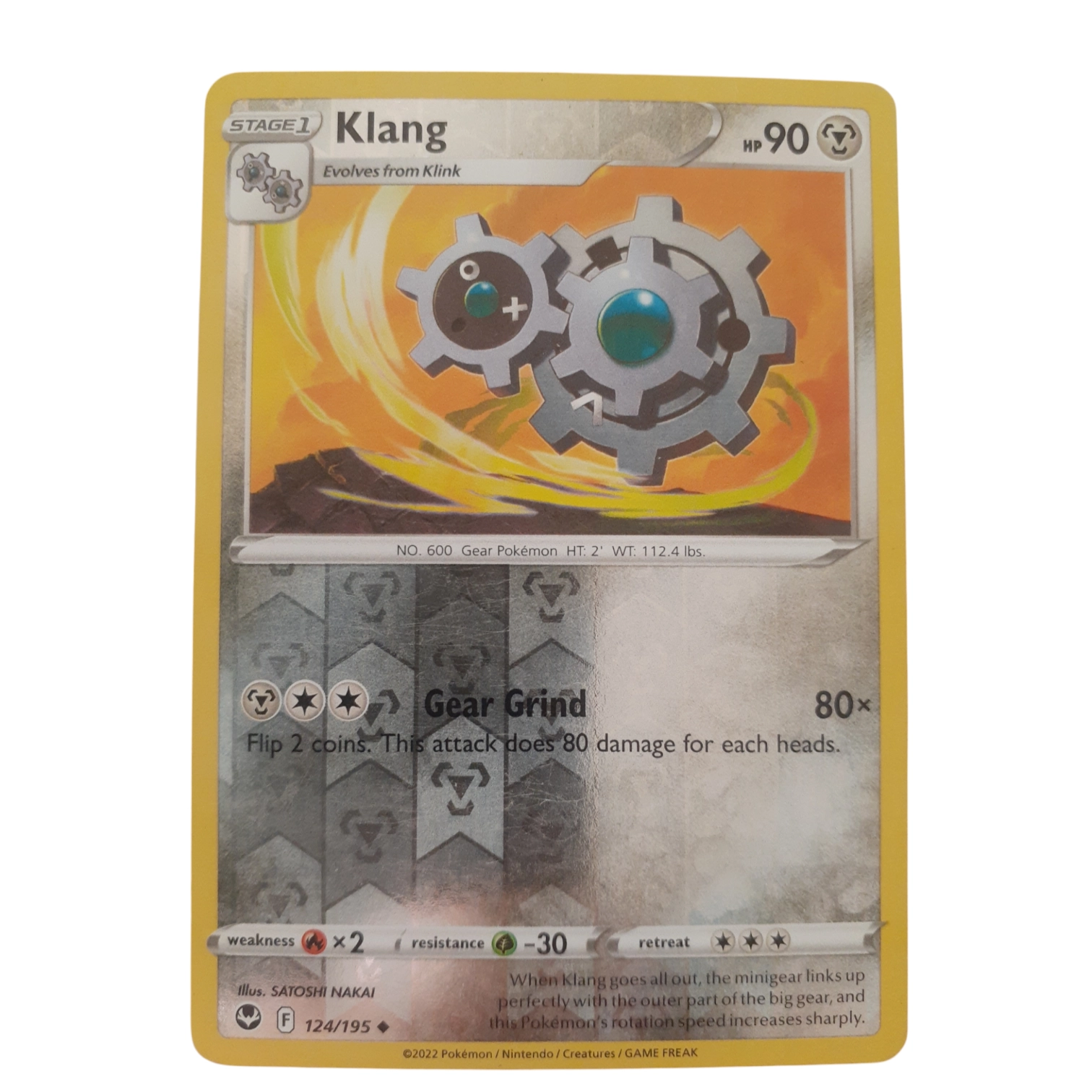 124/195 - Klang -Reverse Holo