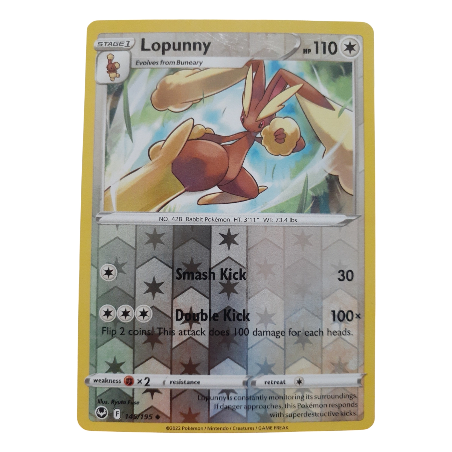 145/195 - Lopunny -Reverse Holo