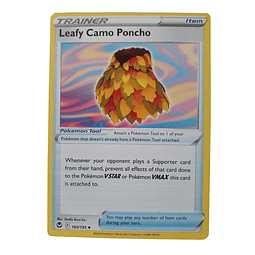 160/195 - Leafy Camo Poncho