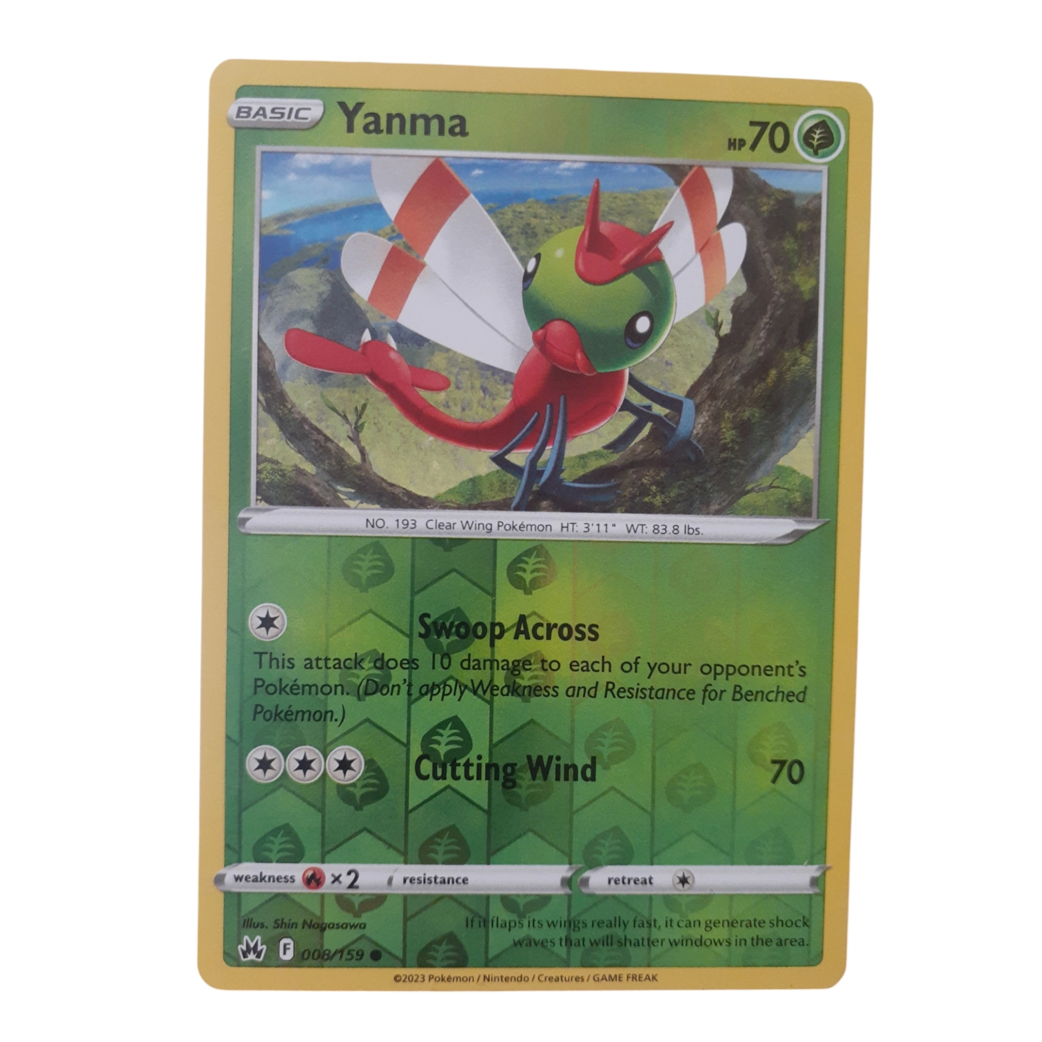 008/159 - Yanma -Reverse Holo
