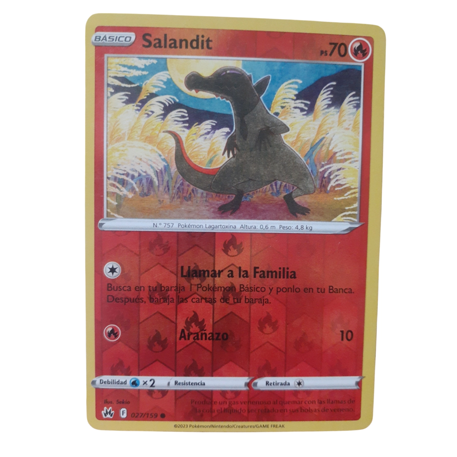 027/159 - Salandit -Reverse Holo (español)