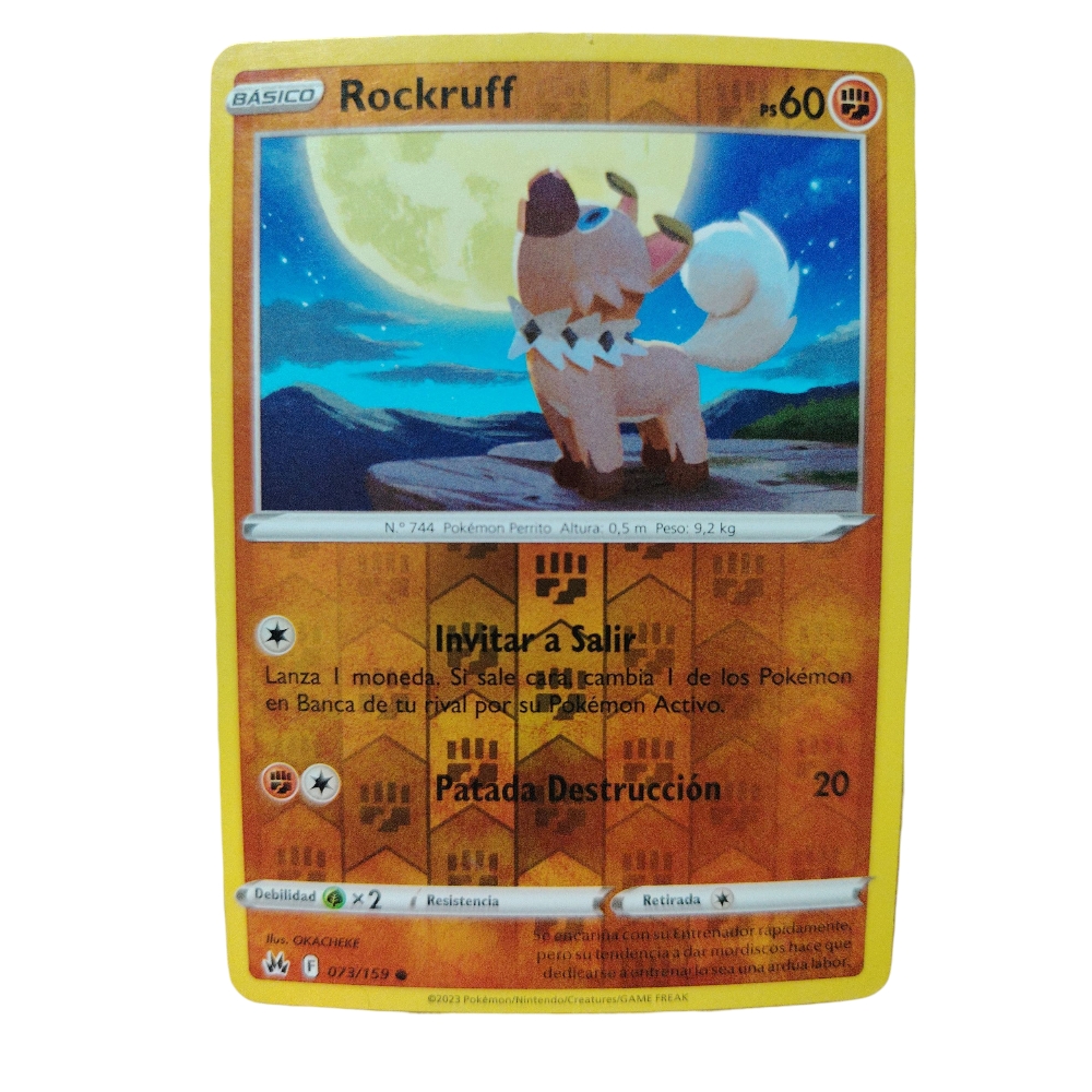 073/159 - Rockruff - Reverse Holo (español) 