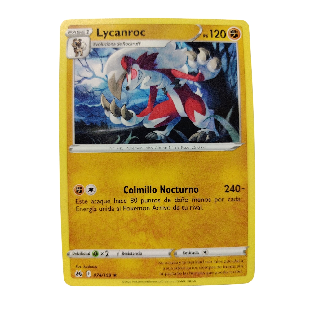 074/159 - Lycanroc (español) 