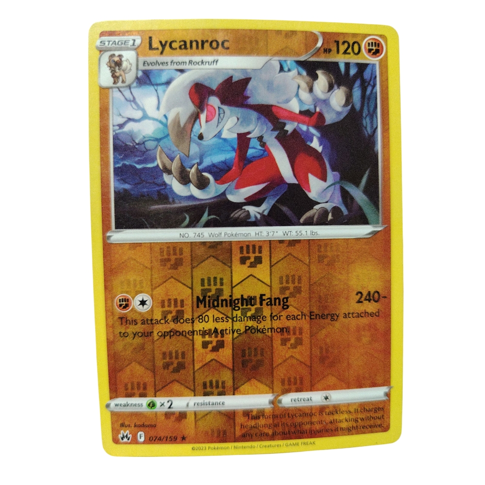 074/159 - Lycanroc -Reverse Holo