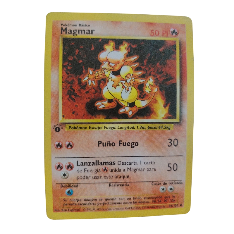 36/102 - Magmar 1st Edition (español)