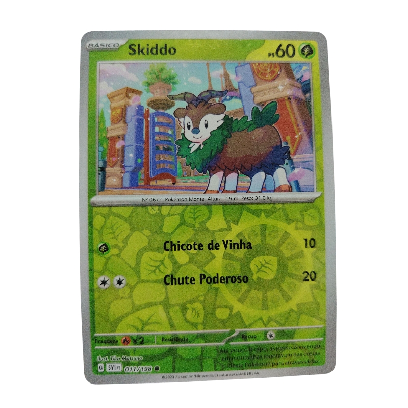 011/198 - Skiddo -Reverse Holo (portugués) 