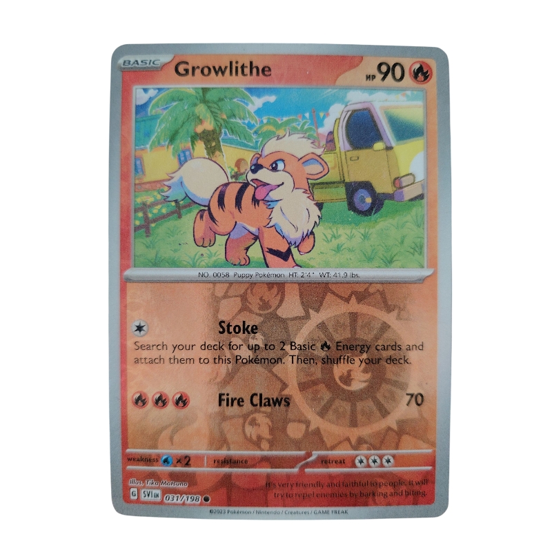 031/198 - Growlithe - Reverse Holo