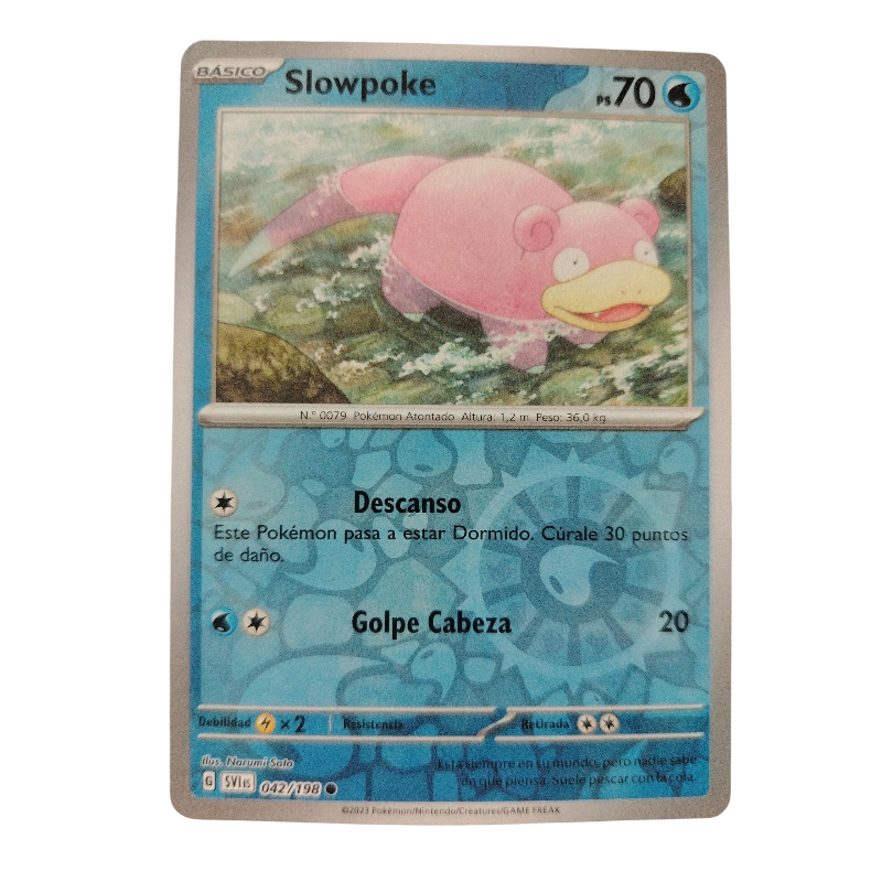 042/198 - Slowpoke -Reverse Holo (español) 
