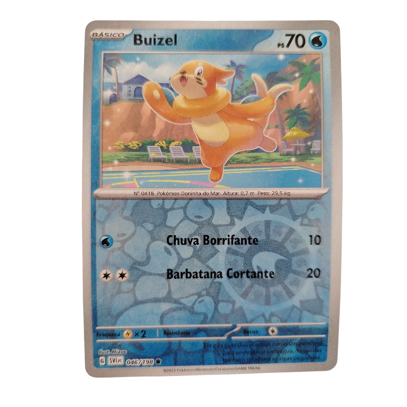 046/198 - Buizel -Reverse Holo (portugués) 