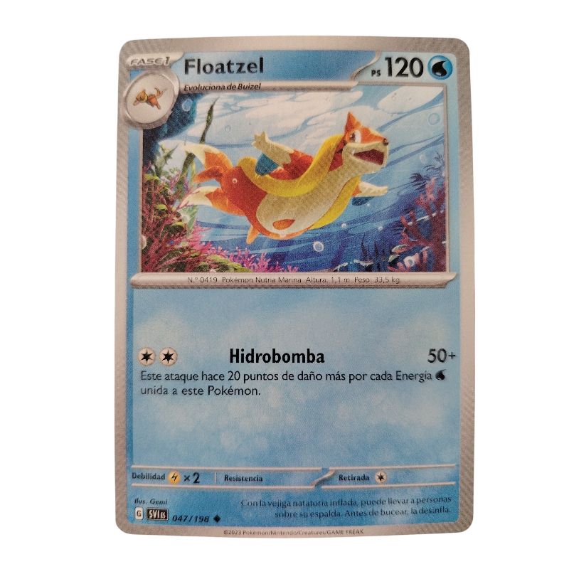 047/198 - Floatzel (español) 