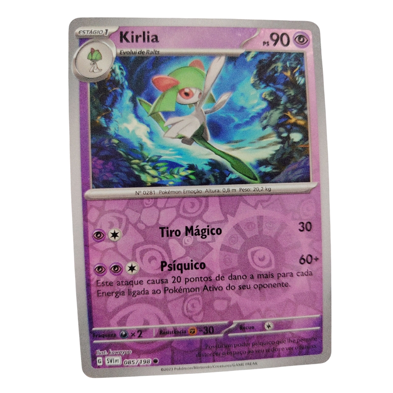 085/198 - Kirlia -Reverse Holo (portugués) 