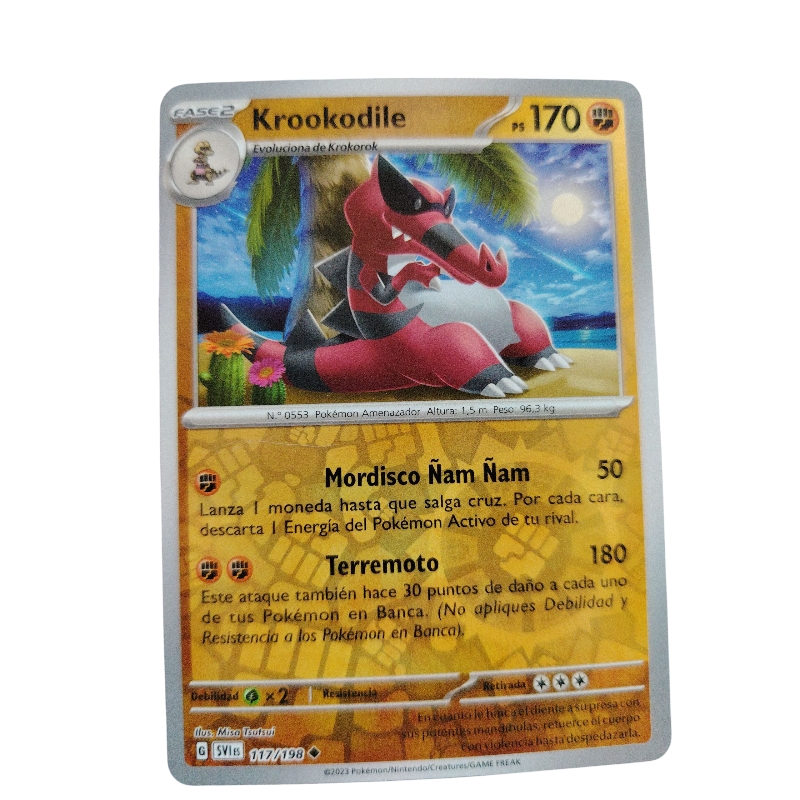 117/198 - Krookodile -Reverse Holo (español) 