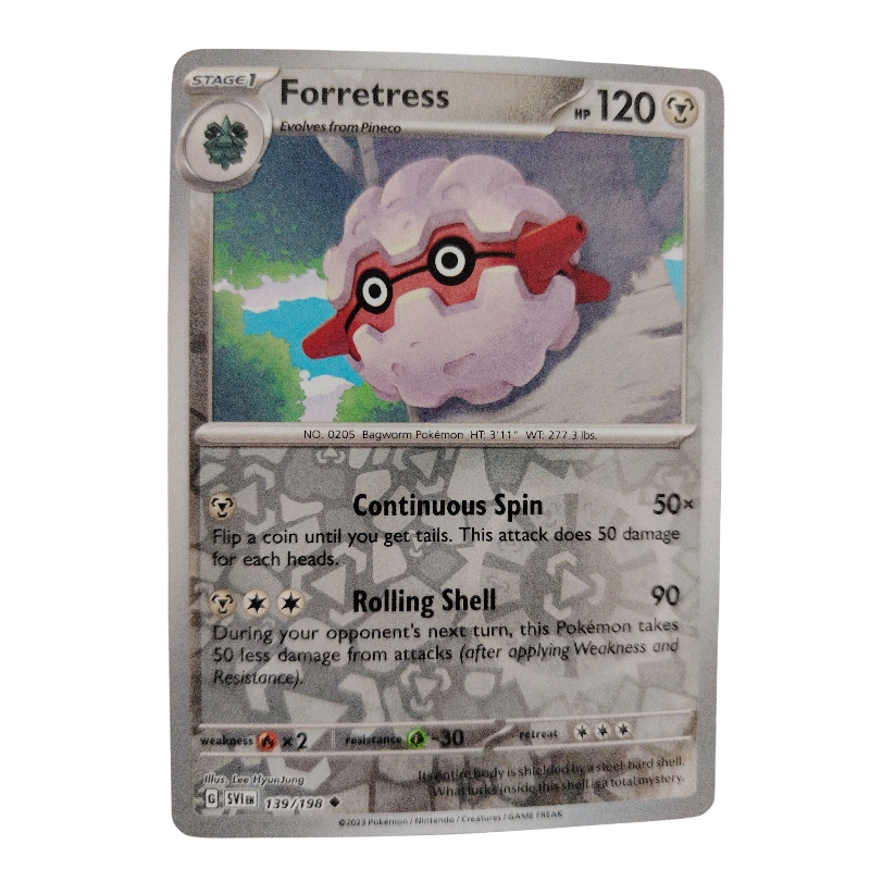 139/198 - Forretress -Reverse Holo