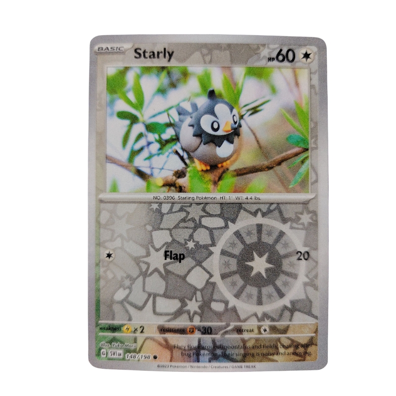 148/198 - Starly -Reverse Holo