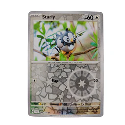 148/198 - Starly -Reverse Holo