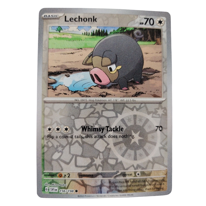 156/198 - Lechonk -Reverse Holo (español)