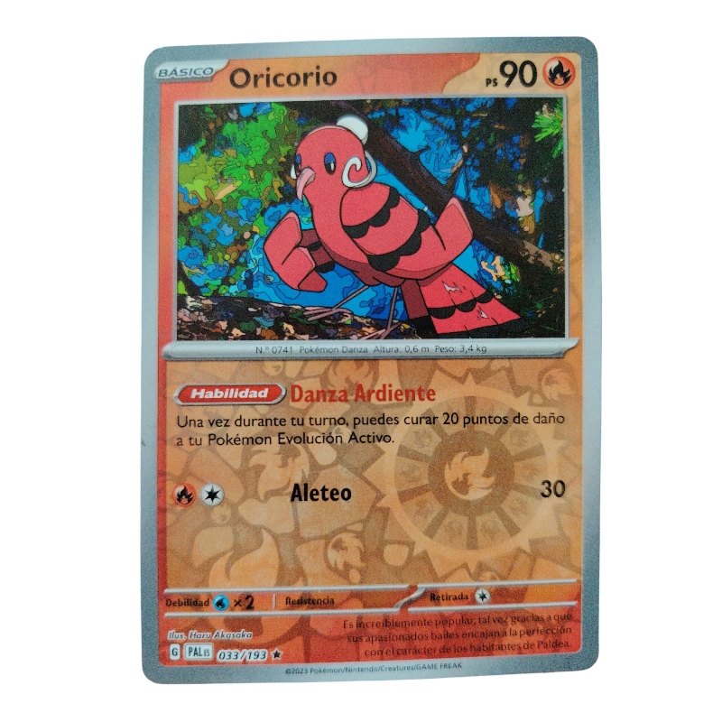 033/193 - Oricorio -Reverse Holo (español)