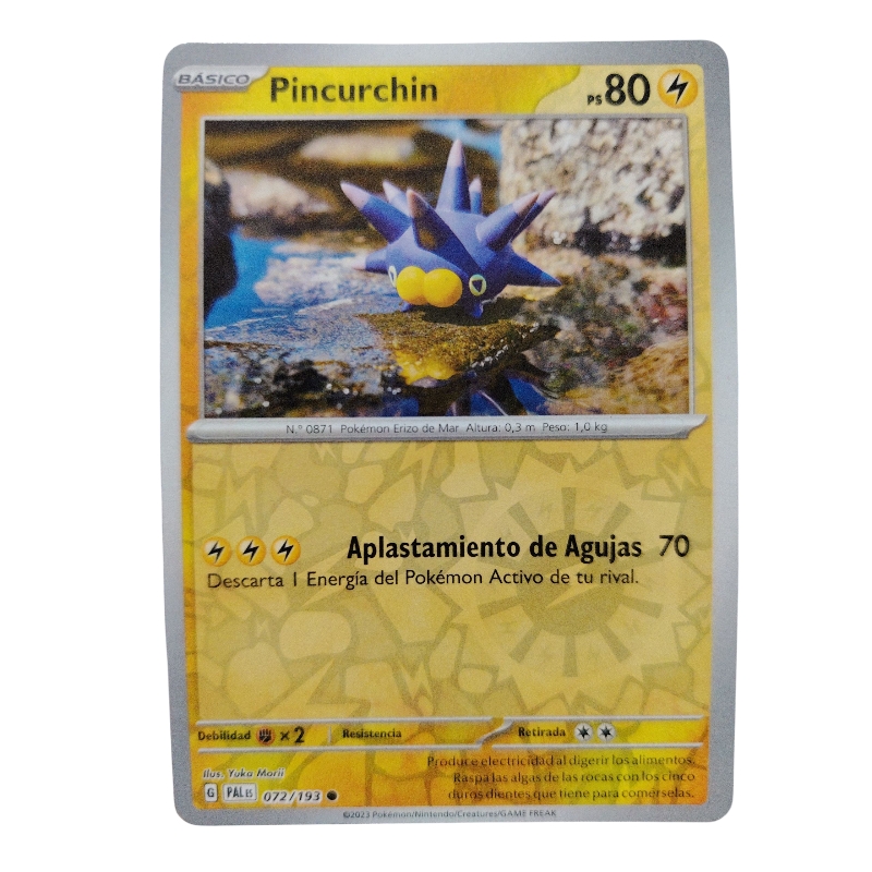 072/193 - Pincurchin -Reverse Holo (español) 