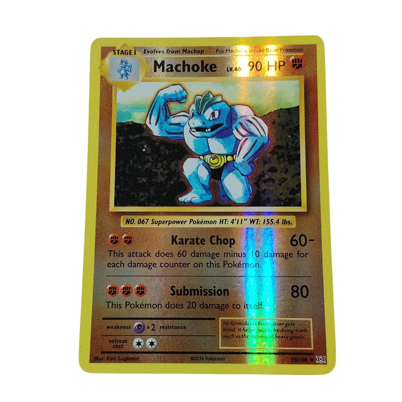 58/108 - Machoke -Reverse Holo
