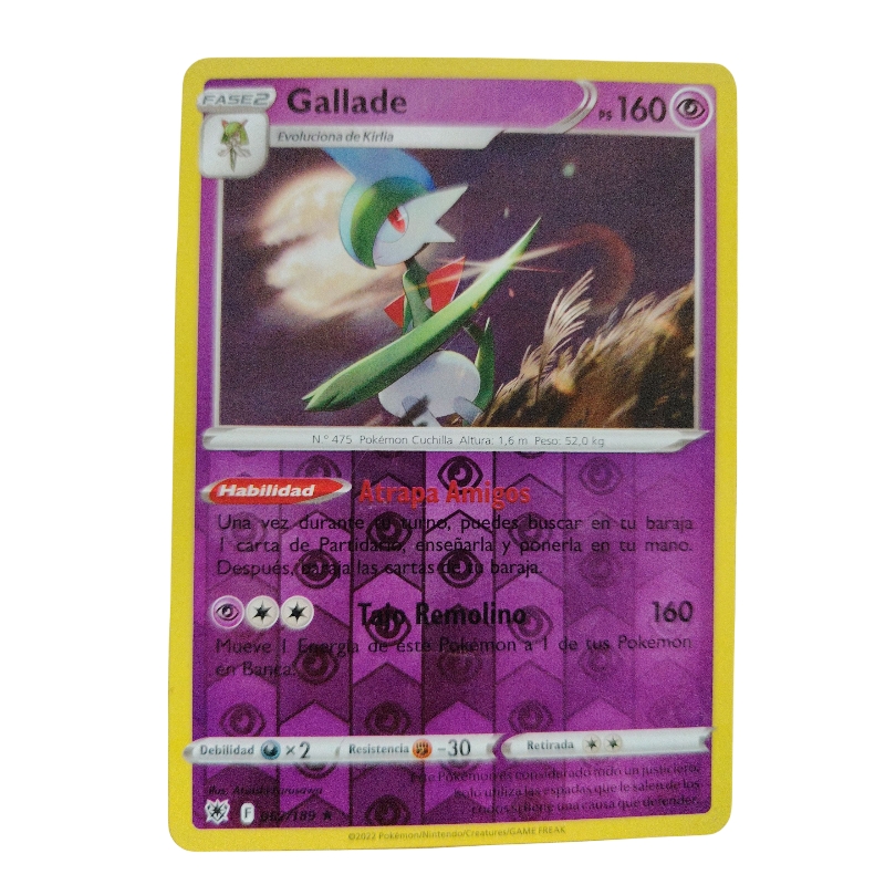 062/189 - Gallade -Reverse Holo (español) 