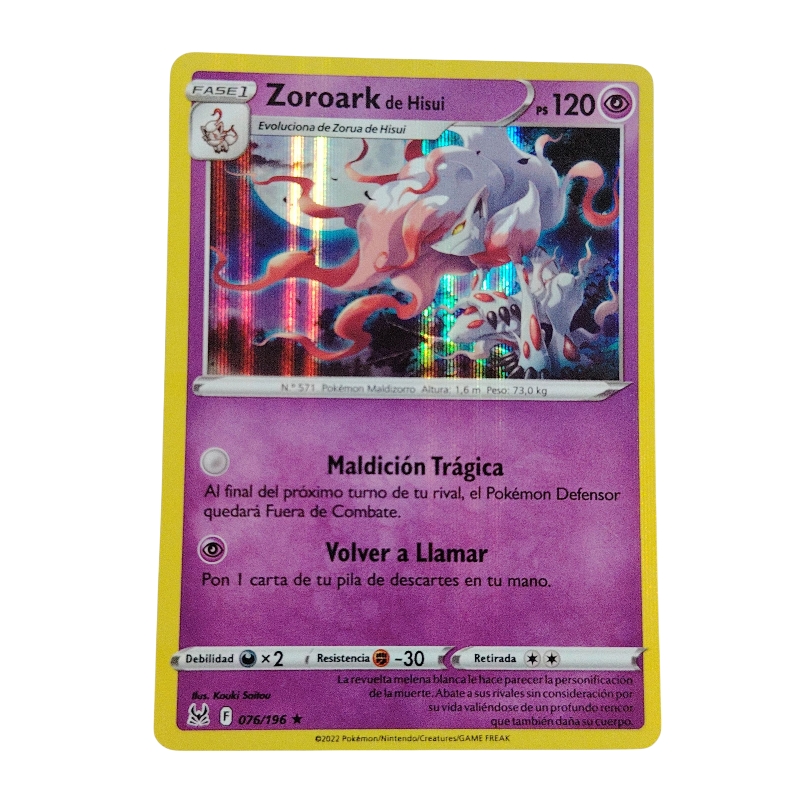 076/196 - Hisuian Zoroark (español) 