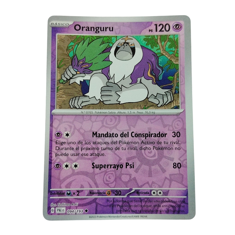 094/193 - Oranguru -Reverse Holo (español) 