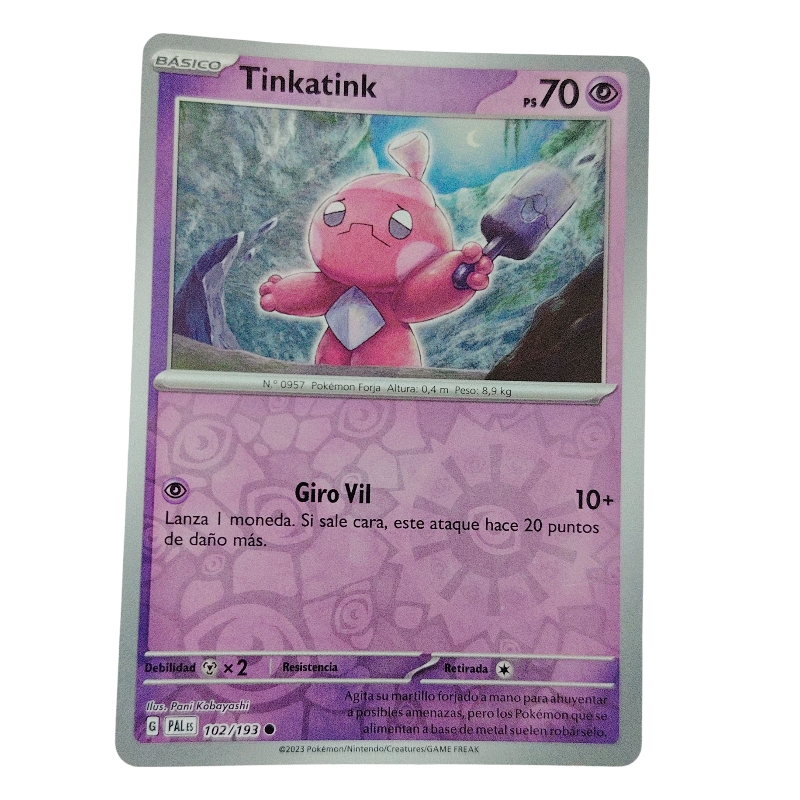 102/193 - Tinkatink -Reverse Holo (español) 