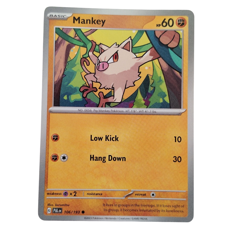 106/193 - Mankey -Holo