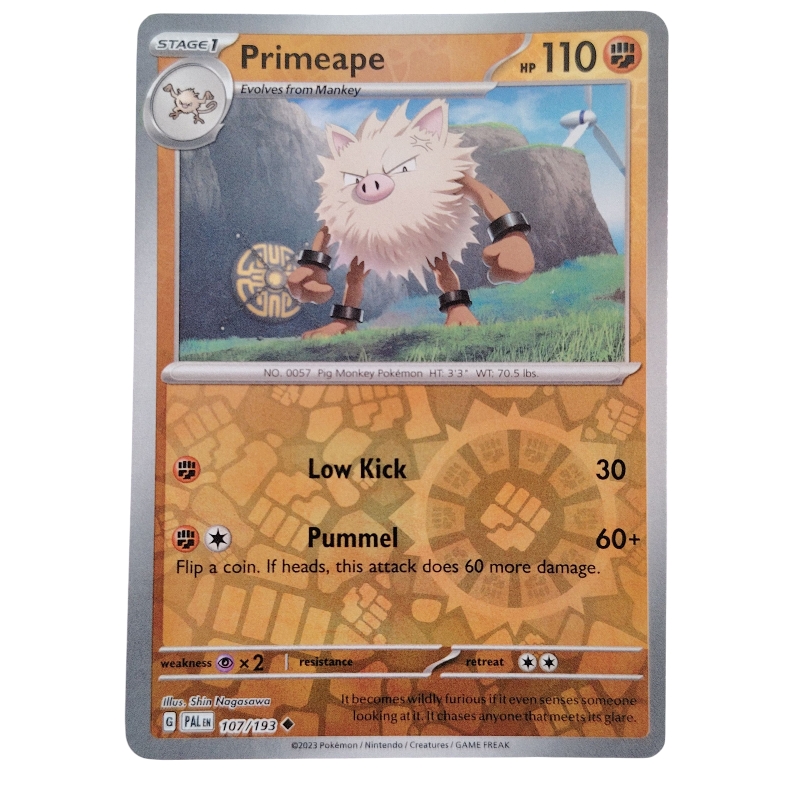 107/193 - Primeape -Reverse Holo