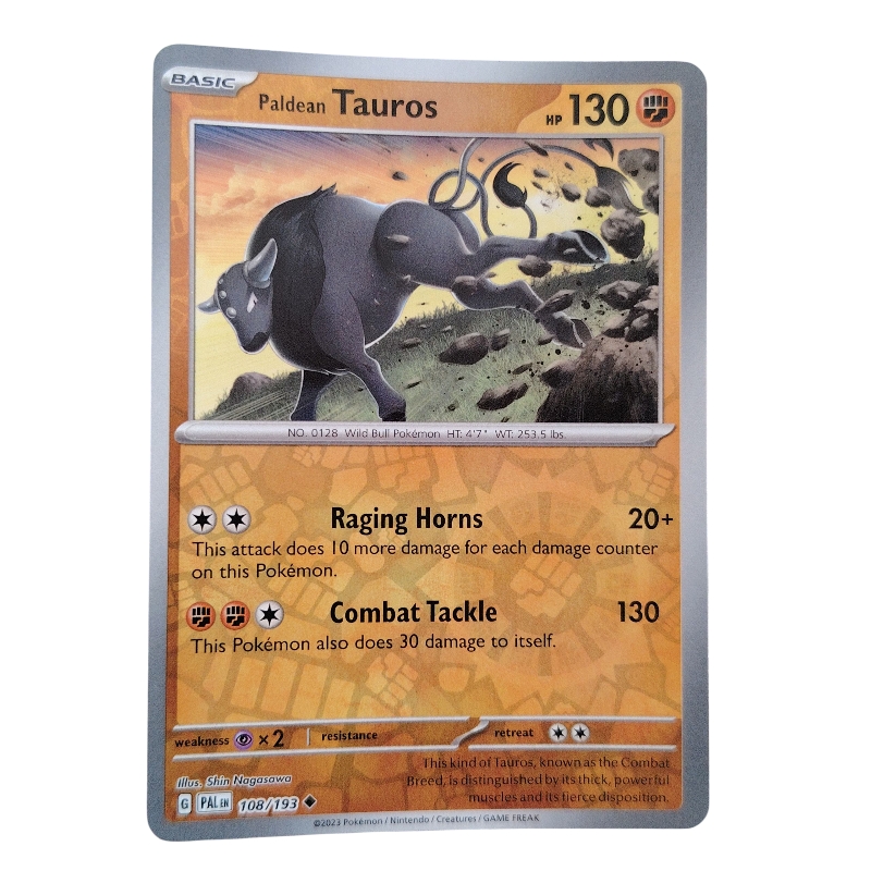 108/193 - Paldean Tauros -Reverse Holo