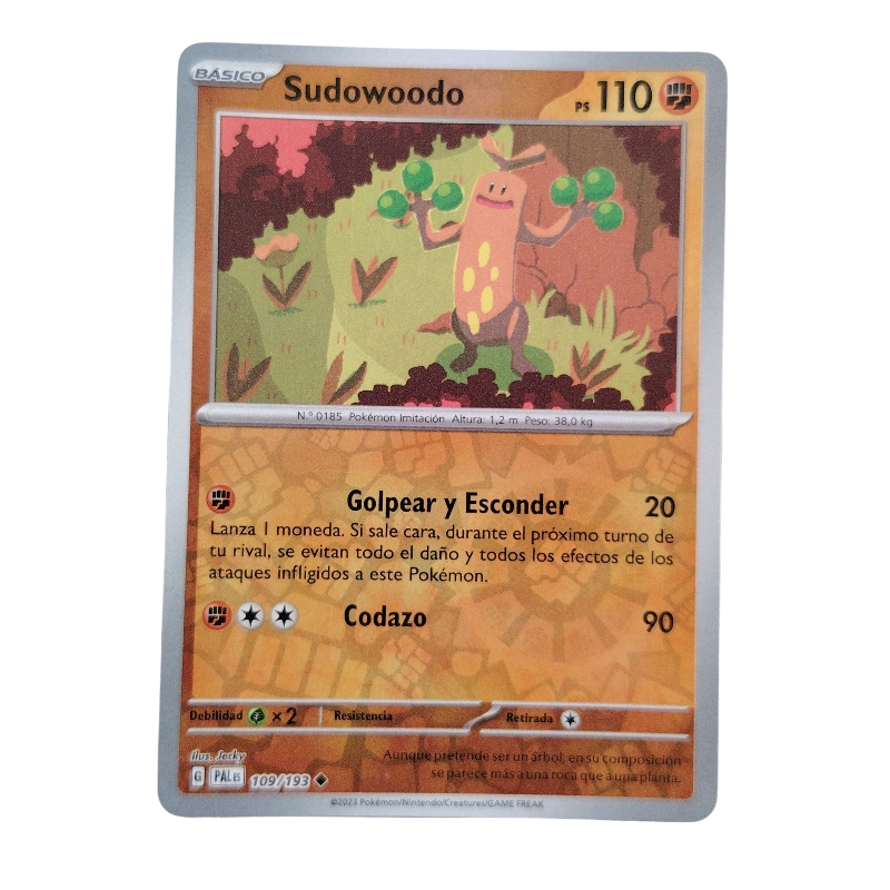 109/193 - Sudowoodo -Reverse Holo (español) 