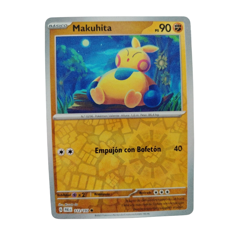 112/193 - Makuhita -Reverse Holo (español) 