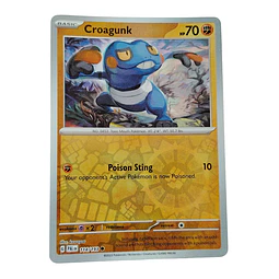 114/193 - Croagunk -Reverse Holo